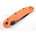 Ontario RAT Folder Model 2 Оранжевая рукоять черный клинок